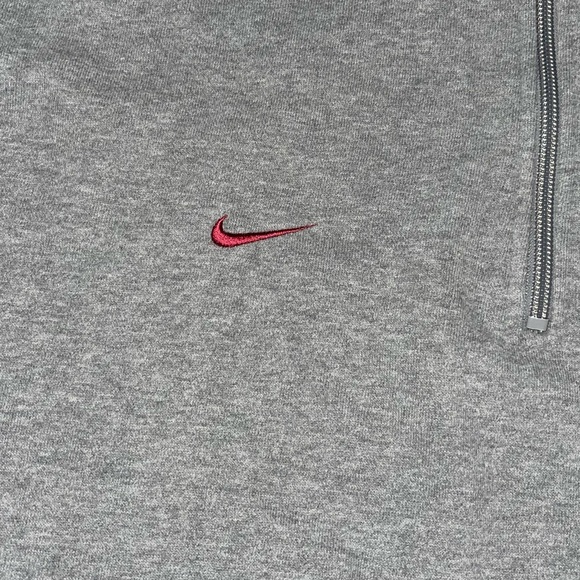 University of Oklahoma 3/4 Zip Pullover Nike Sweatshirt: Adult Large: Boomer - Picture 4 of 5